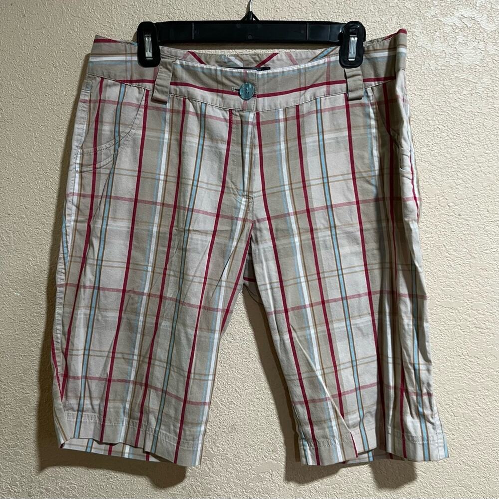 Lija plaid Bermuda shorts